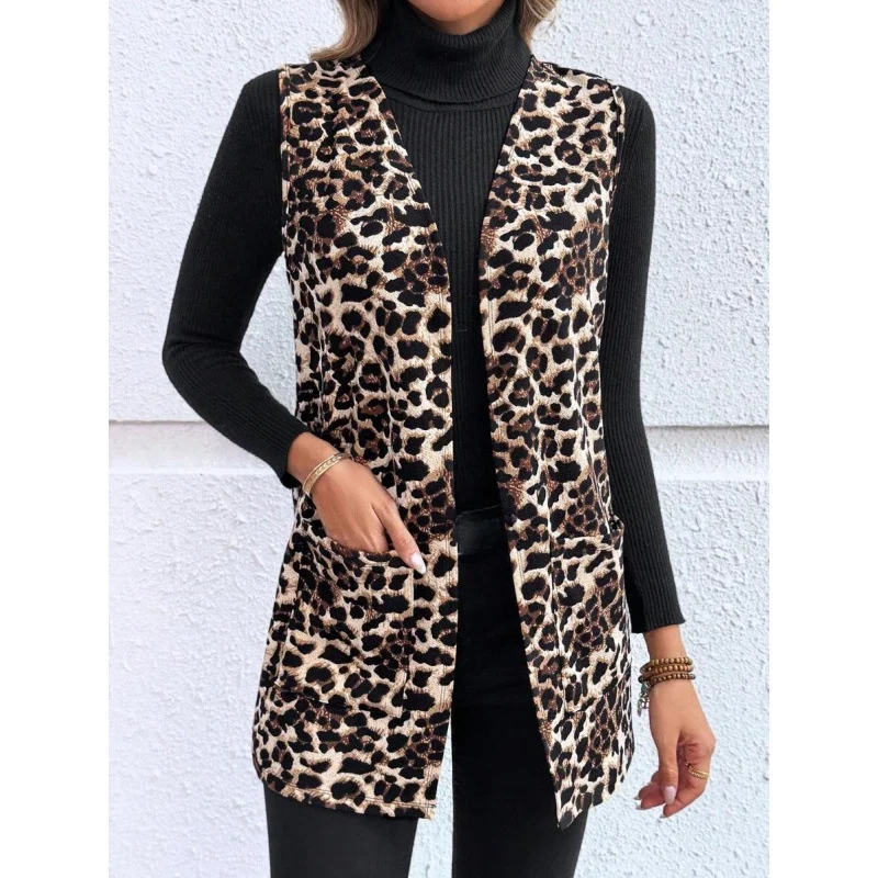 

Новая женская футболка Y 730 с леопардовым принтом в стиле пэчворк, приталенная футболка Svel Jaet, V-Ne, подходит для среднего возраста и ly