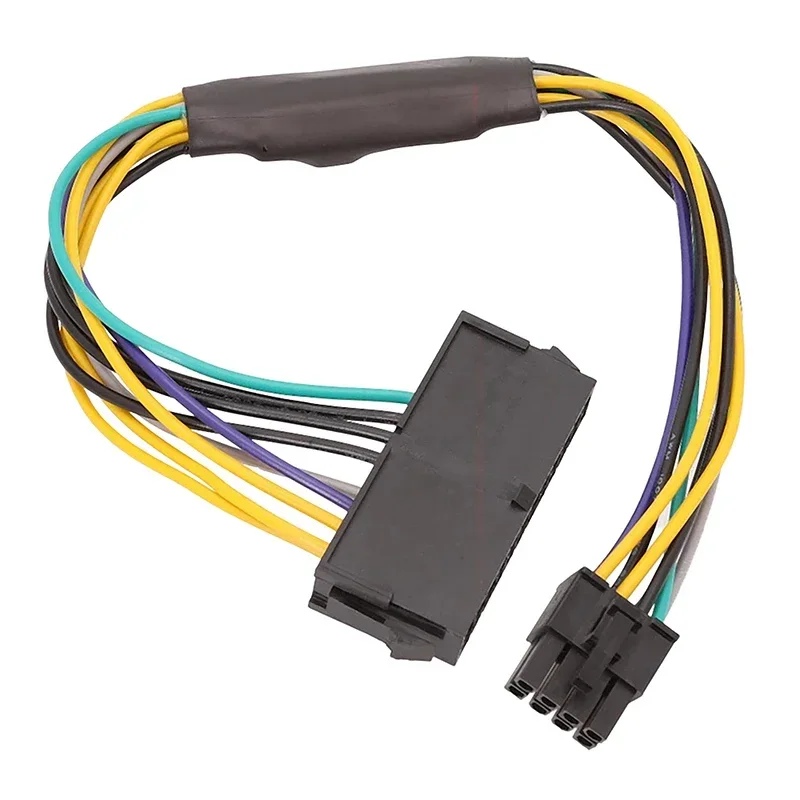 For DELL Optiplex 3020 7020 9020 24 Pin To 8pin Cables Power Supply Adapter Replacement