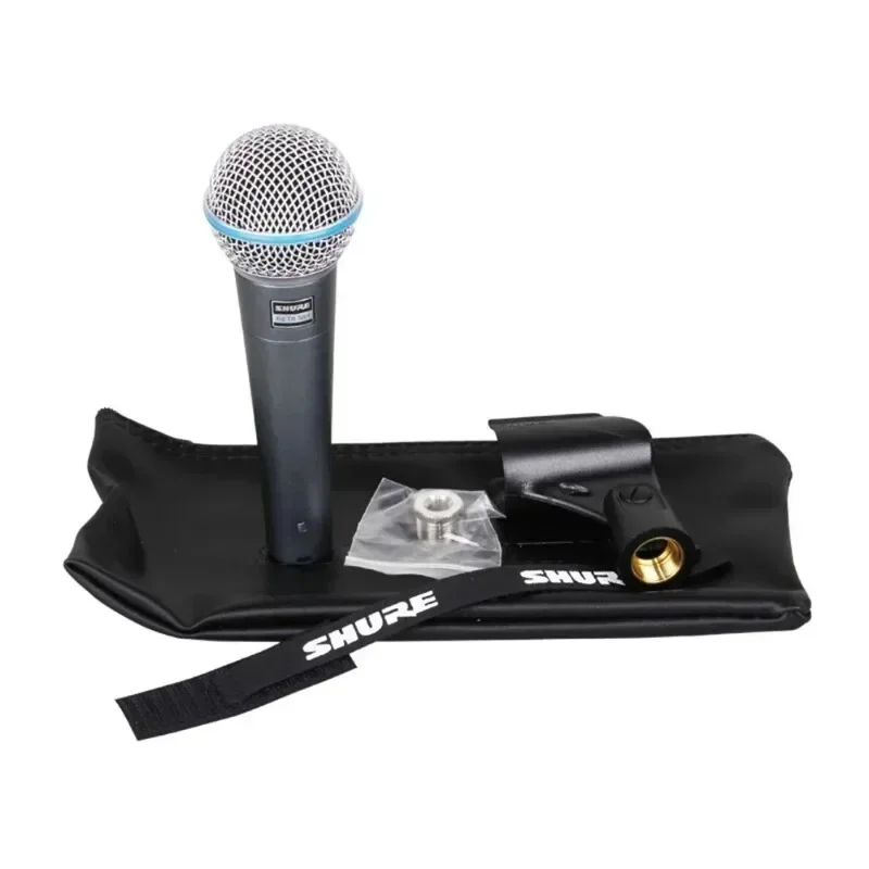 Shure Beta 58a  Wired Hand-held Microphone Super-Cardioid Dynamic Microphone Performance Live Vocals Karaoke Stage Studio Mic