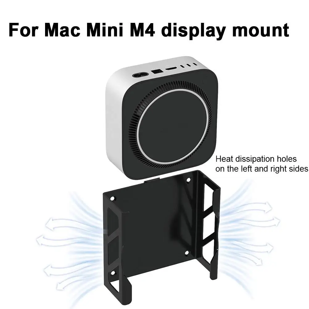 NEW For Mac Mini M4/M4 Pro 2024 Metal Display Mount Bracket Standard 95*95mm Hole Display For With Screws DIY Stand Holder V6M2