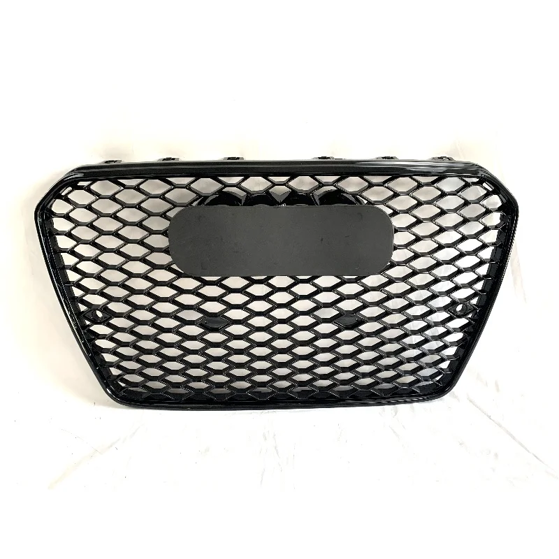 

For Audi A5 S5 8T 2013 2014 2015 2016 RS5 Style Front Racing Grille Glossy Black Upper Grille for Enhanced Vehicle Look