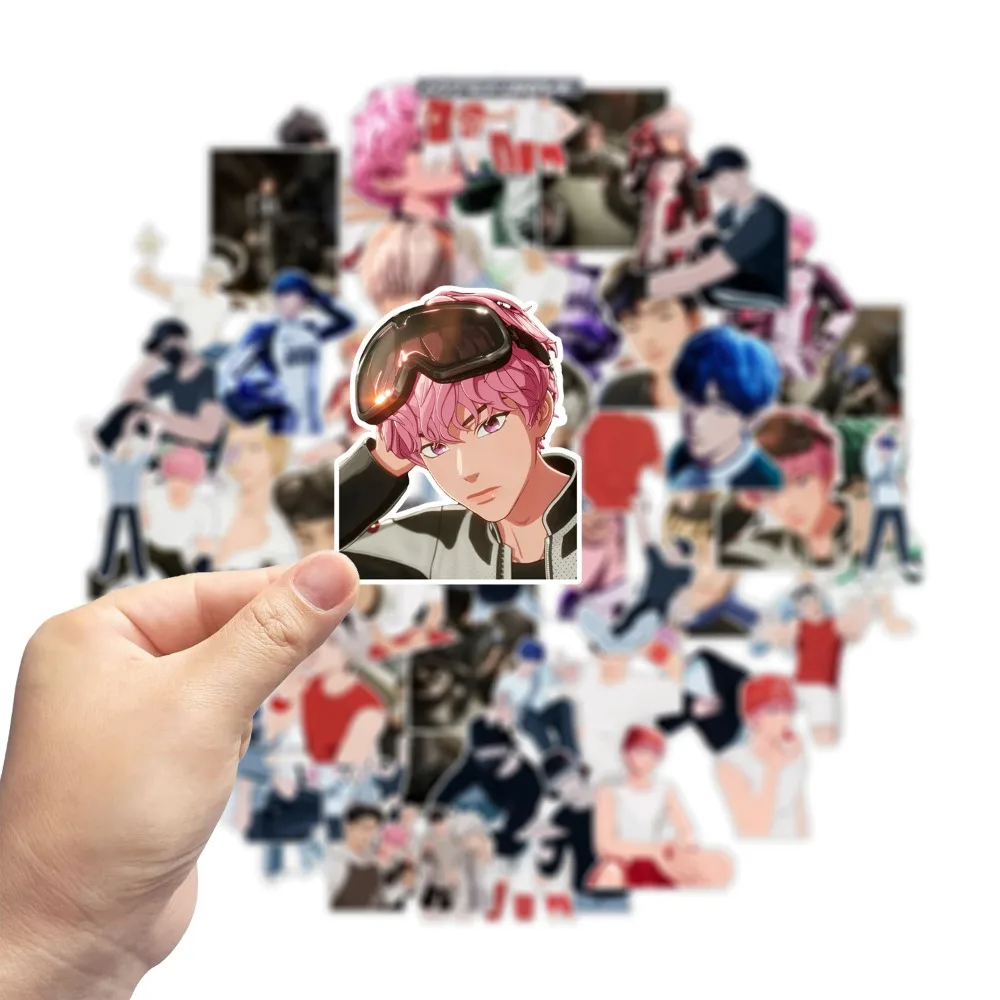 10/50Pcs Virtual Reality Men's Team Plave Stickers DIY Water Cup Computer Luggage Notebook Phone Case Fan Collection Wholesale