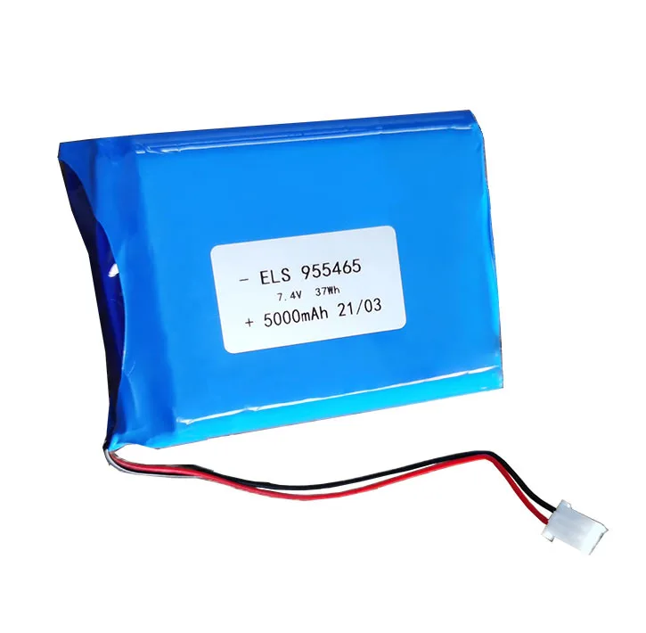 Polymer lithium battery with enough capacity 955465 spot electrical built-in lithium battery 7.4V5000mAh polymer lithium batter