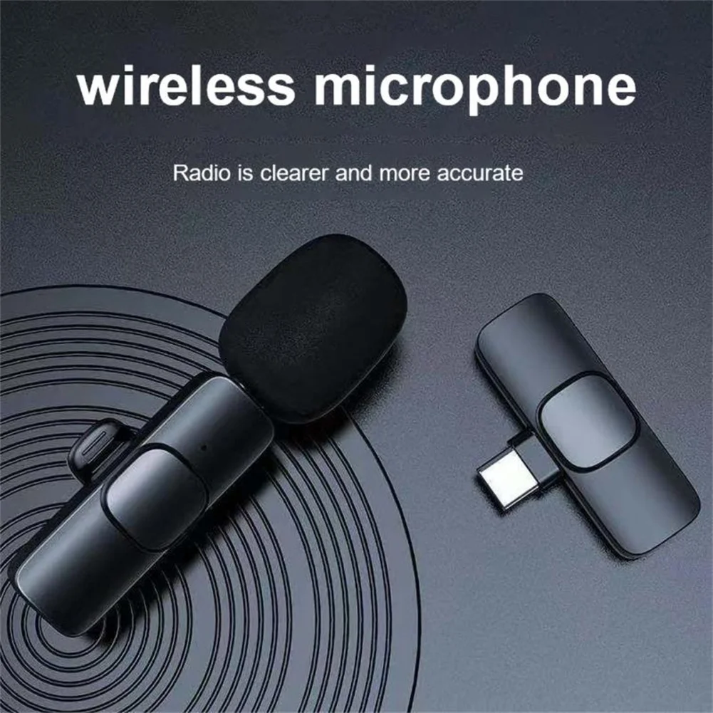 

Wireless Lavalier Microphone for Type-C Phone Plug-Play Wireless Mic for USB-C Android Phone Video Recording, Interview, Vlog