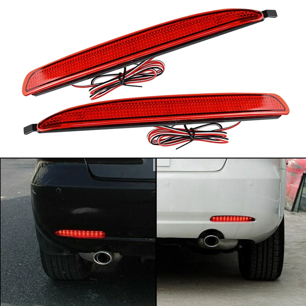 

1 пара светодиодных задних бамперных фонарей 3W 12V для Mazda 6 2003-2008 DBA-GG3P, GK2A-51-5M0, DBA-GGEP