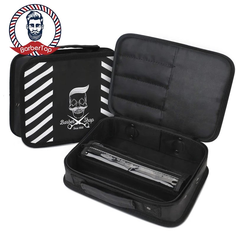 Friseur Werkzeuge Lagerung Tasche Haarschnitt Schere Koffer Multifunktions Organizer Clipper Kämme Große Kapazität Fall Styling Werkzeuge – Detail 17