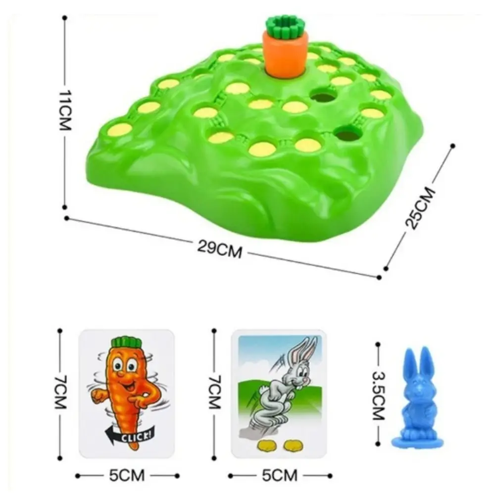 Country Competitive Trap Rabbit Trap Game Bunny Educational Rabbit Cross Country Toy Montessori Interactive Bunny Board Game