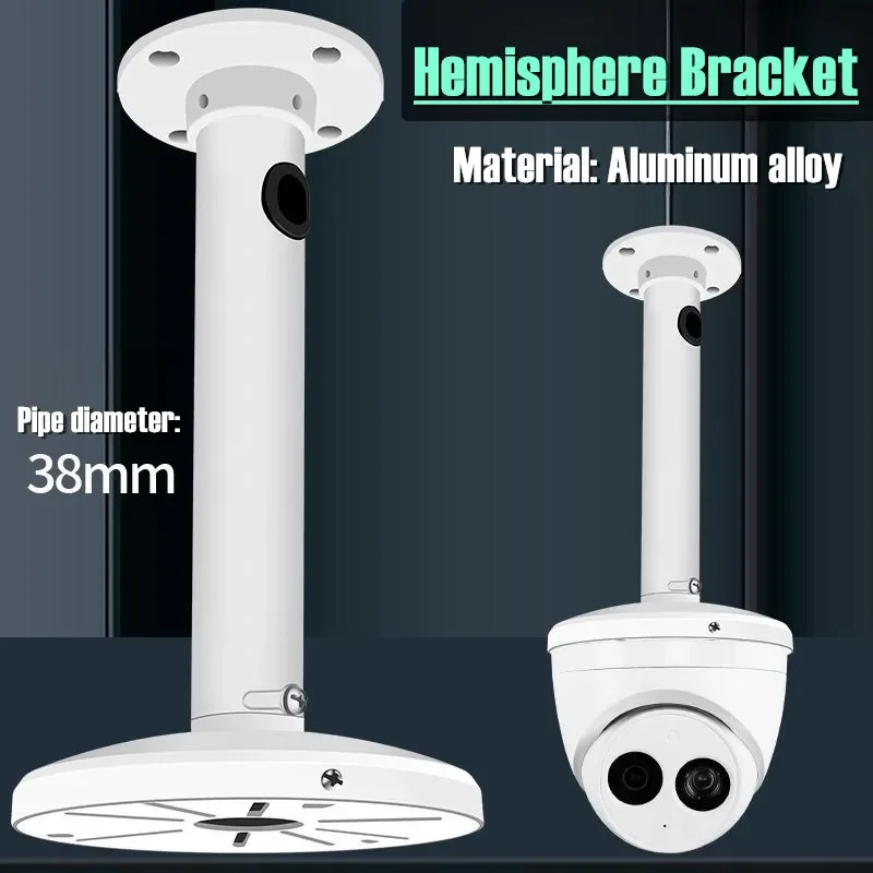 

Security Camera Mount Bracket, I-Type Aluminum Alloy Hemisphere CCTV Dome Camera Mount Universal Camera Ceiling Mounting Bracket