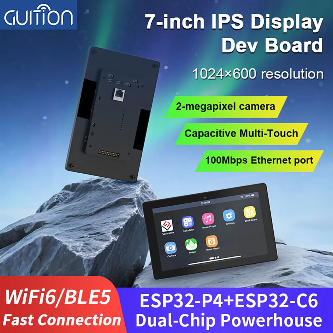 ESP32-P4 7.0 Inch 1… - image