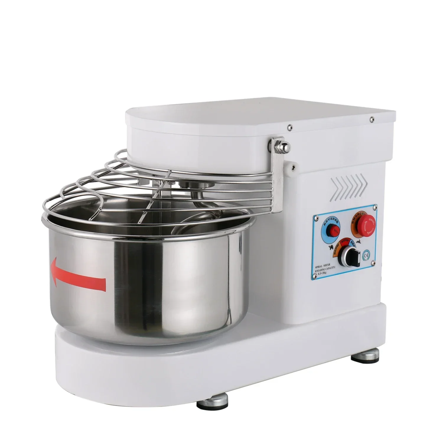 Good quality 3kg 10kg 15kg 25kg 50kg 75kg 100kg kneading machine spiral bread dough mixer