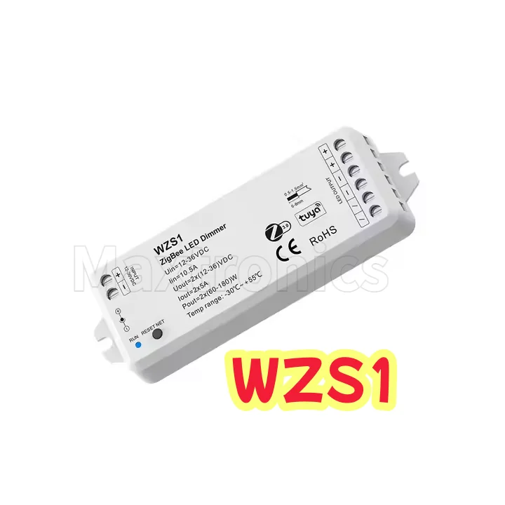 LED Controller WZS1/2/3/4/5 Zigbee 3.0 DC12-24-36V Voice /Google/Alexa control For Single Color CCT RGB RGBW RGB+CCT Led Strip