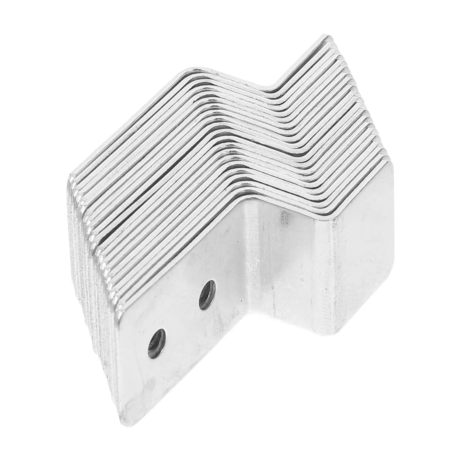 20Pcs Rust Proof Stainless Steel Picture Frame Corner Brackets Backing Clips for Photo Canvas Framing Supplies Universal Frame view 6