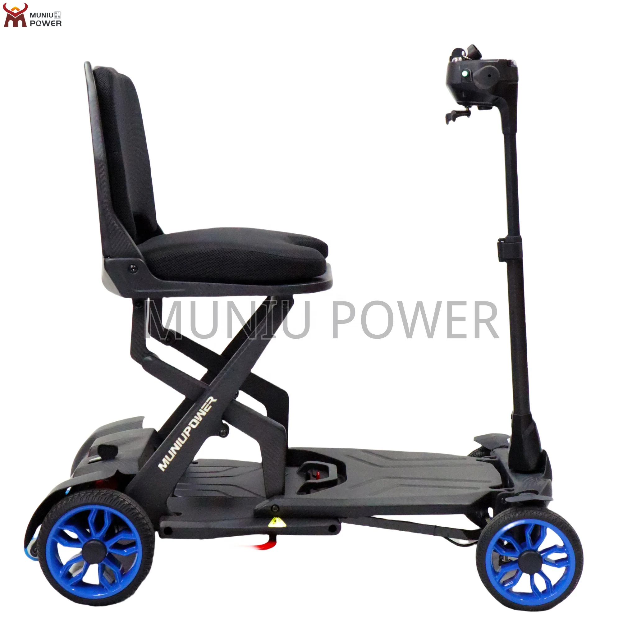 Ultra Lightweight Premium All Carbon Fiber Electric Mobility Scooter Foldable Handicapped Scooter
