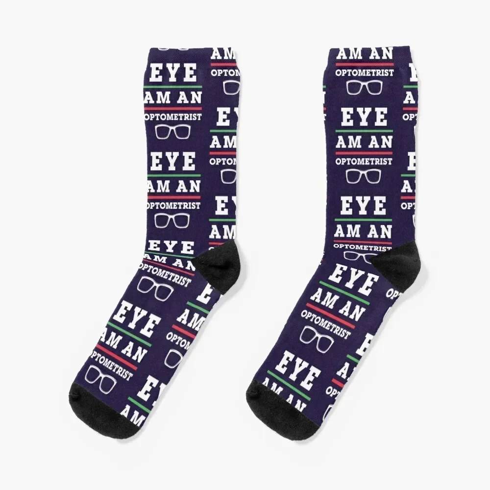 Optometry Eye Am An Optometrist Socks japanese fashion moving stockings halloween new in's Socks For Man Women's