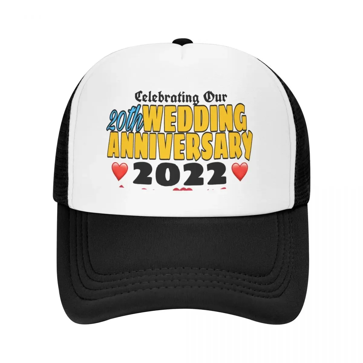 Celebrating Our 20th wedding anniversaryCap Baseball Cap Hat Beach Sun Cap Women's Hats Men's