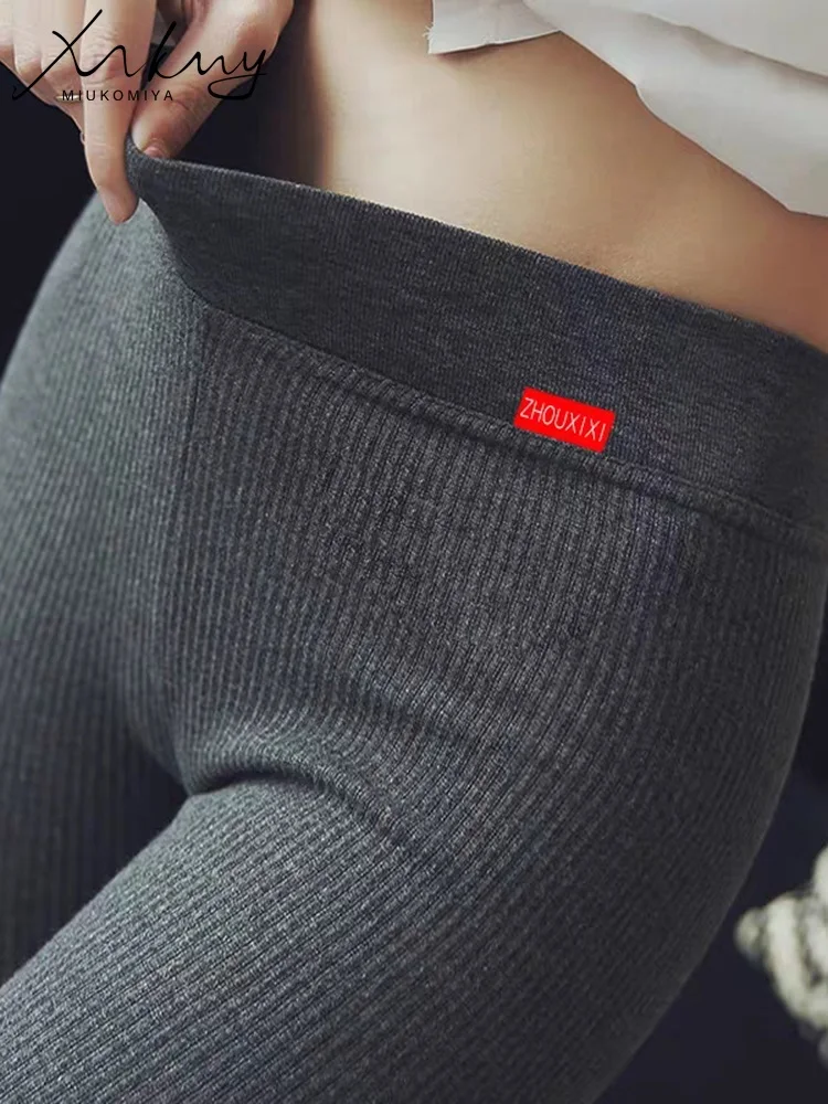 Baumwolle Leggings Frau Hohe Taille Sport Strumpfhosen Dünne Herbst Hot Pink Geerntete Hosen Damen Grau Frauen Leggings Sport Outwear