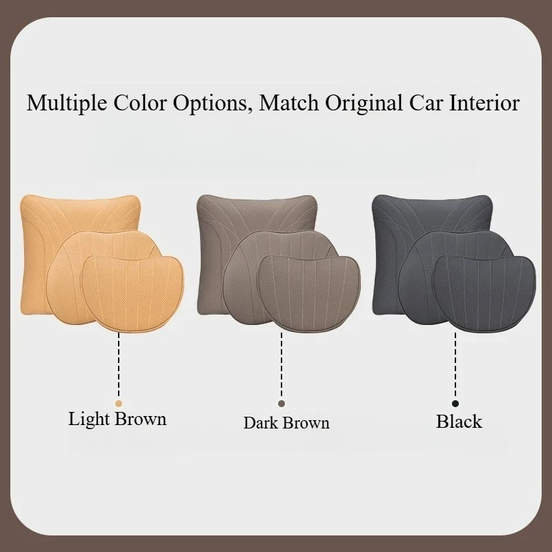 For Lexus ES200/RX350h/NX Headrest & Lumbar Support Pillow Comfortable Neck‑Support Cushion Durable Interior Mod Car Accessories