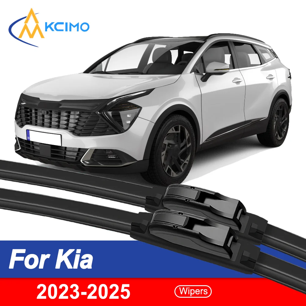 

Для Kia Sportage NQ5 2023-2025: Комплект из 2 передних дворников, всесезонные, обеспечивающие четкость обзора, прочная конструкция, оптимальная безопасность вождения