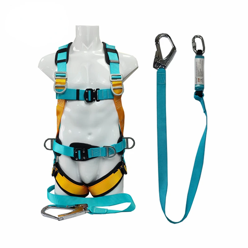 Imagem -02 - High Altitude Work Safety Belt Arnês de Corpo Inteiro Treinamento de Escalada ao ar Livre Equipamento de Proteção de Construção Pontos Pontos Pontos