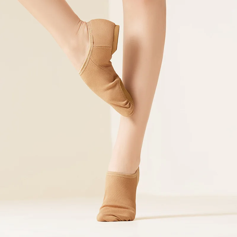 Chaussures de danse à l'offre elles souples pour enfants, chaussures d'entraînement classiques pour filles, chaussures de jazz pour femmes, chaussures de gril élastiques, grande taille commandée, 2024