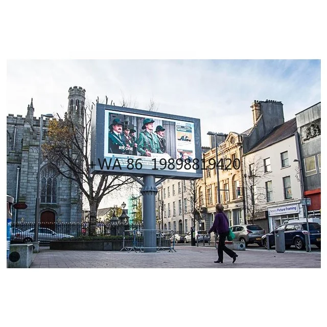 

Настраиваемая передняя рекламная вывеска для наружного магазина P4, настенное крепление для магазина, цифровая панель для рекламных щитов P5, светодиодный дисплей для магазина