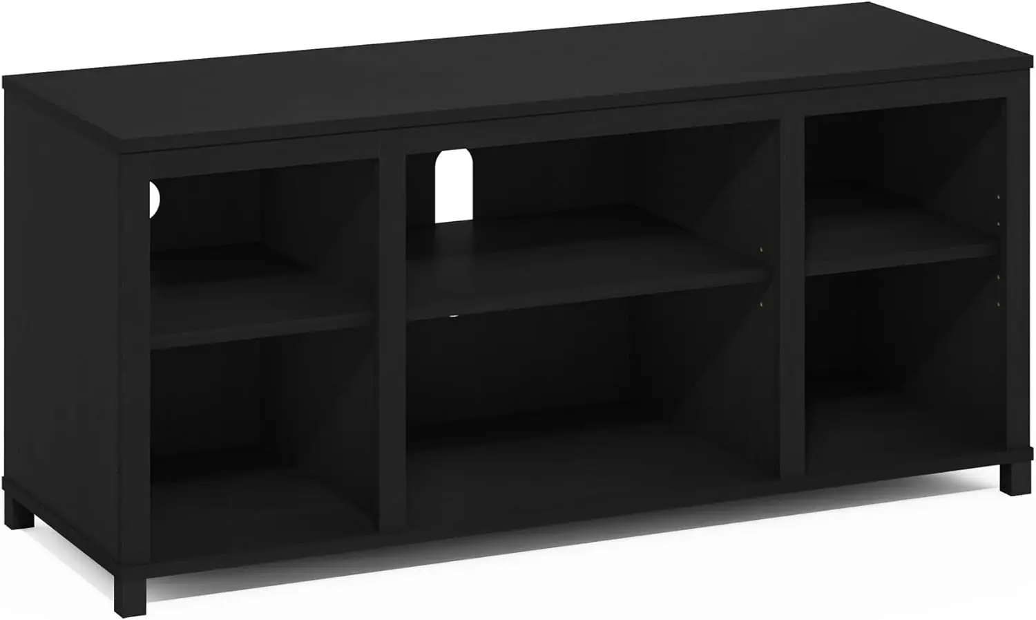 

Classic TV Stand with Shelves for TV up to 55 Inch, Americano