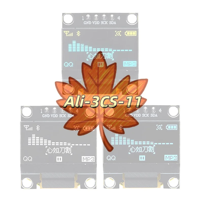 

0.96" SSD1306 OLED Display Module - 128x64 I2C Serial Screen with White/Blue/Yellow Options, DIY-Friendly