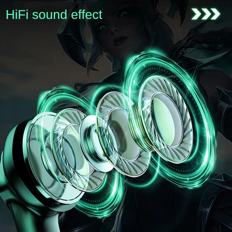 سماعات أذن لاسلكية G11 RGB داخل الأذن سماعات إلغاء الضوضاء سماعات HIFI للرياضة والعمل والقيادة