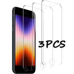 3Pcs Protection Glass For Apple iPhone 7 8 6 6S Plus Tempered Screen Protector iphone 5 5C 5S SE 2016 2020 Glass Film