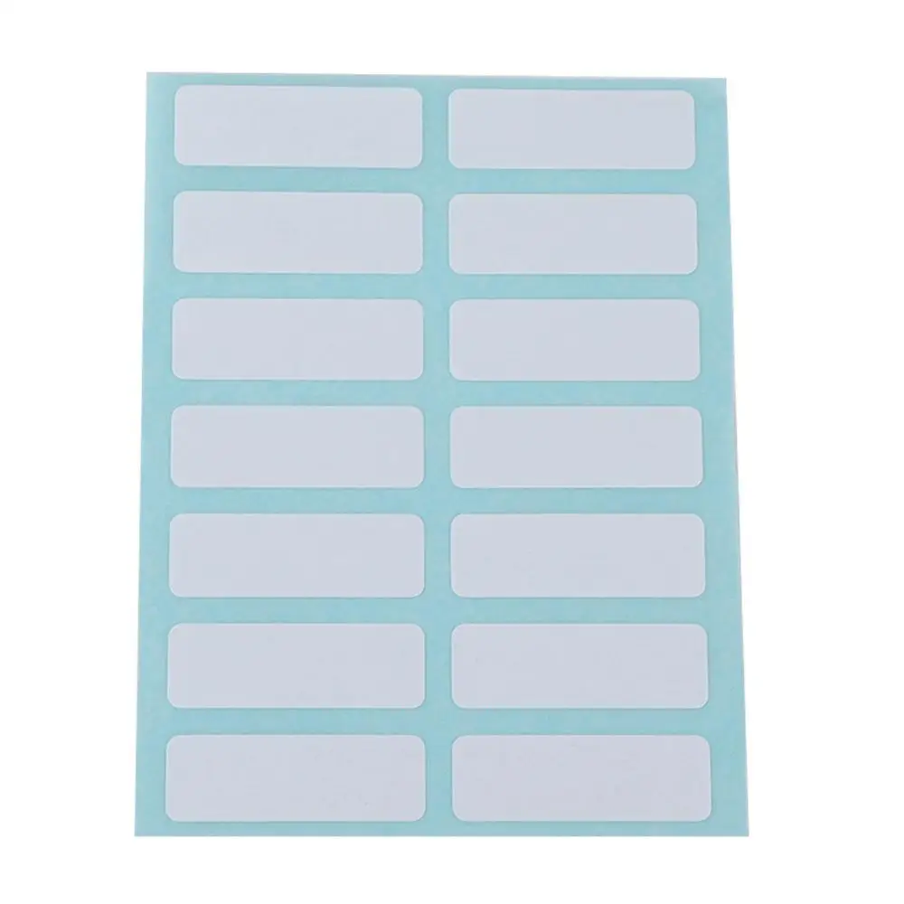 

13 X 38mm Hot Selling Self Adhesive Sticky White Blank Note Labels Price Sticker Name Stickers Name Number Tags