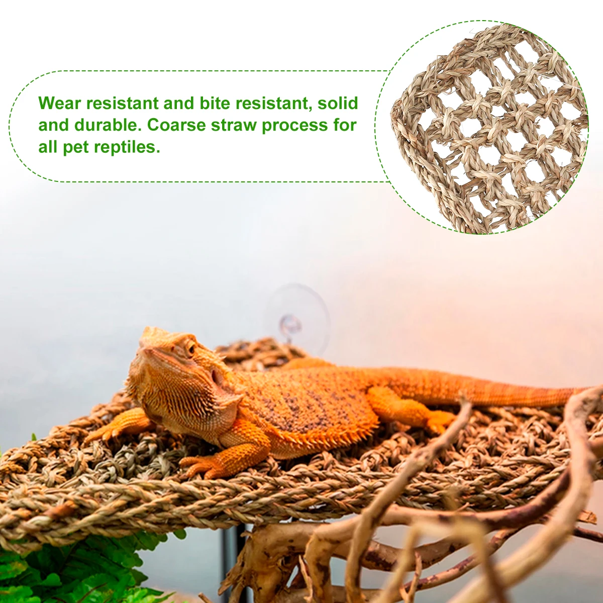 Reptile Hammock Terrarium Decoration Lizard Lounger Crabs Geckos Hanging Swing Bed Birds Reptile Mats Pet Swing Toys Pet Supplie