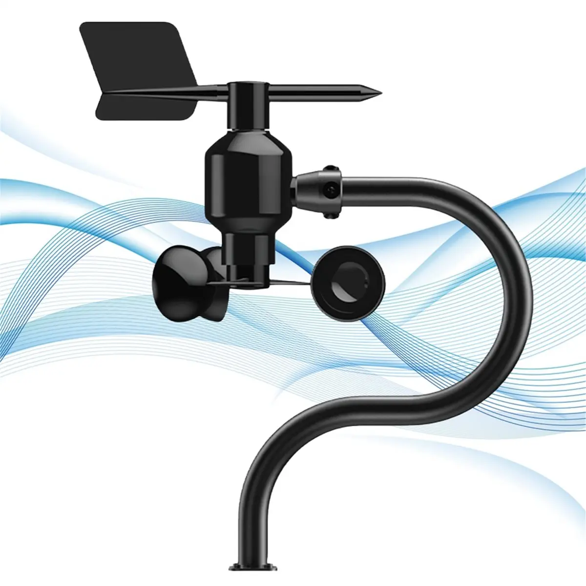 A43TBG 0-60m/S Wind Speed Sensor Polycarbon 360° Wind Direction Transmitter Agricultural Weather Station Monitoring Transmitter