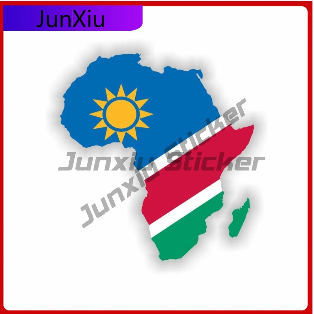 

Africa Namibia National Emblem Map Shape And Outline Vinyl Decals Graphics Car Funny Decoration Figure Decals Outdoor Custom Pvc