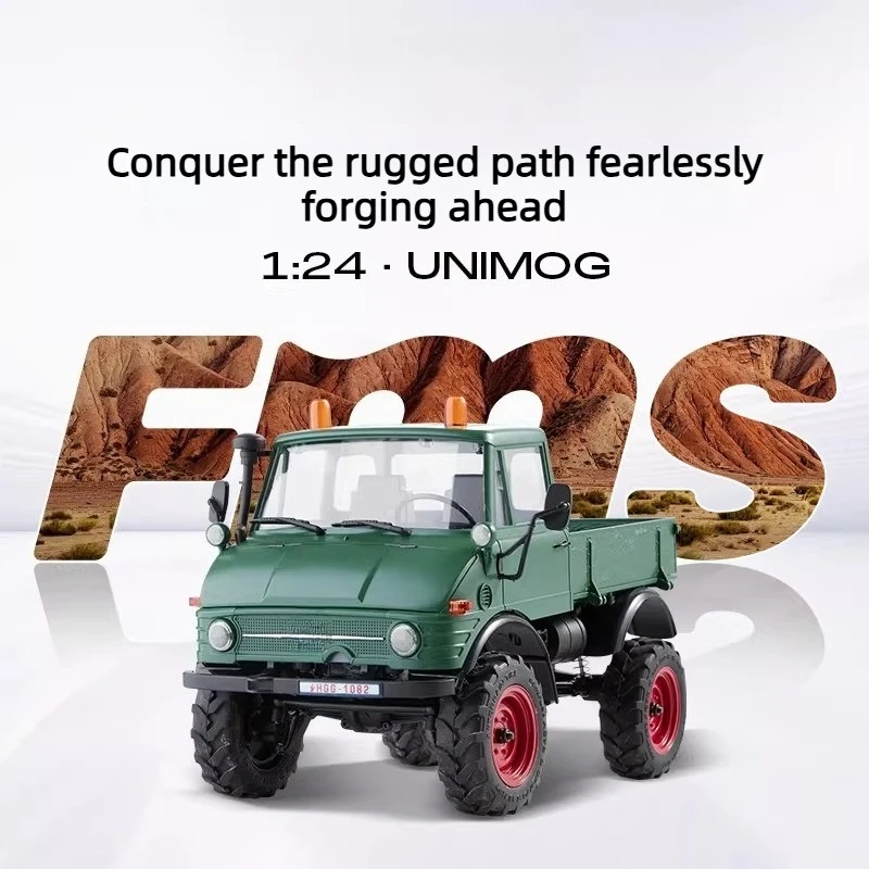 FCX24 1/24 4WD RC Off-Road Vehicle Remote Control Car 2.4GHz Rechargeable Front Light RTR All-Terrain Remote Control Toy Car