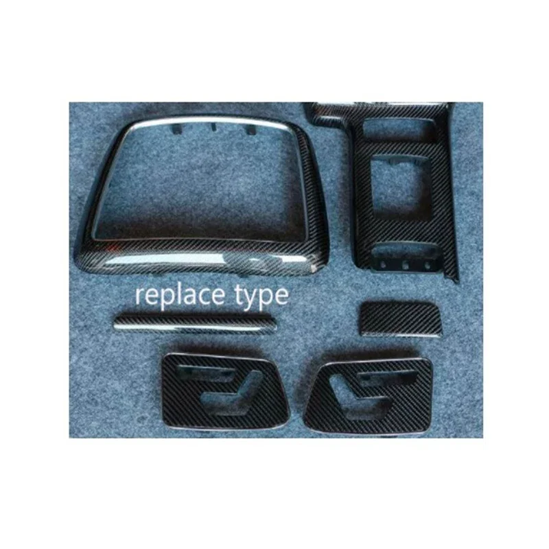 For Mercedes-Benz AMG G500 G550 G63 Carbon Fiber Dashboard Control Interior Vent Door Trim