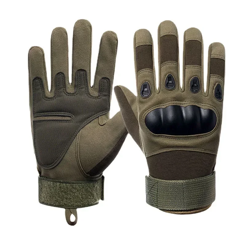 Men's Indestructible Leather Tactical Gloves, Cut Resistance, Mechanic Touch Screen Custom, Full Half Fingers, Kids, Winter