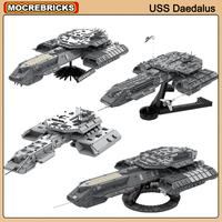 Classic Starship Building Blocks UCS Stargates Daedalus Space Carrier Ship Collection Model Technology Bricks Toys For Kids