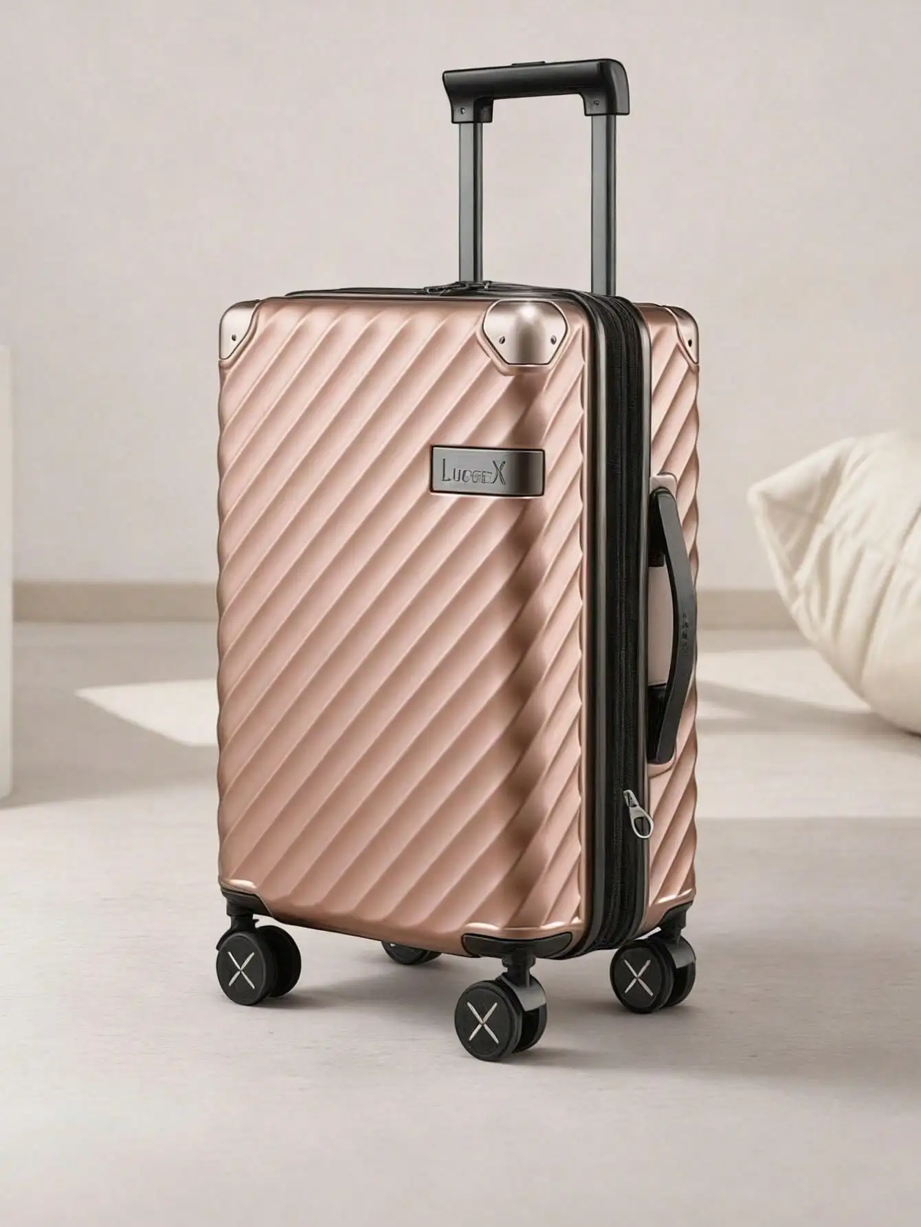 Carry On Luggage 22x14x9 Airline Approved, KVC Expandable Polycarbonate Hard Shell Suitcase For Travelling (EX-Core, 20 Inch, 40L-44L