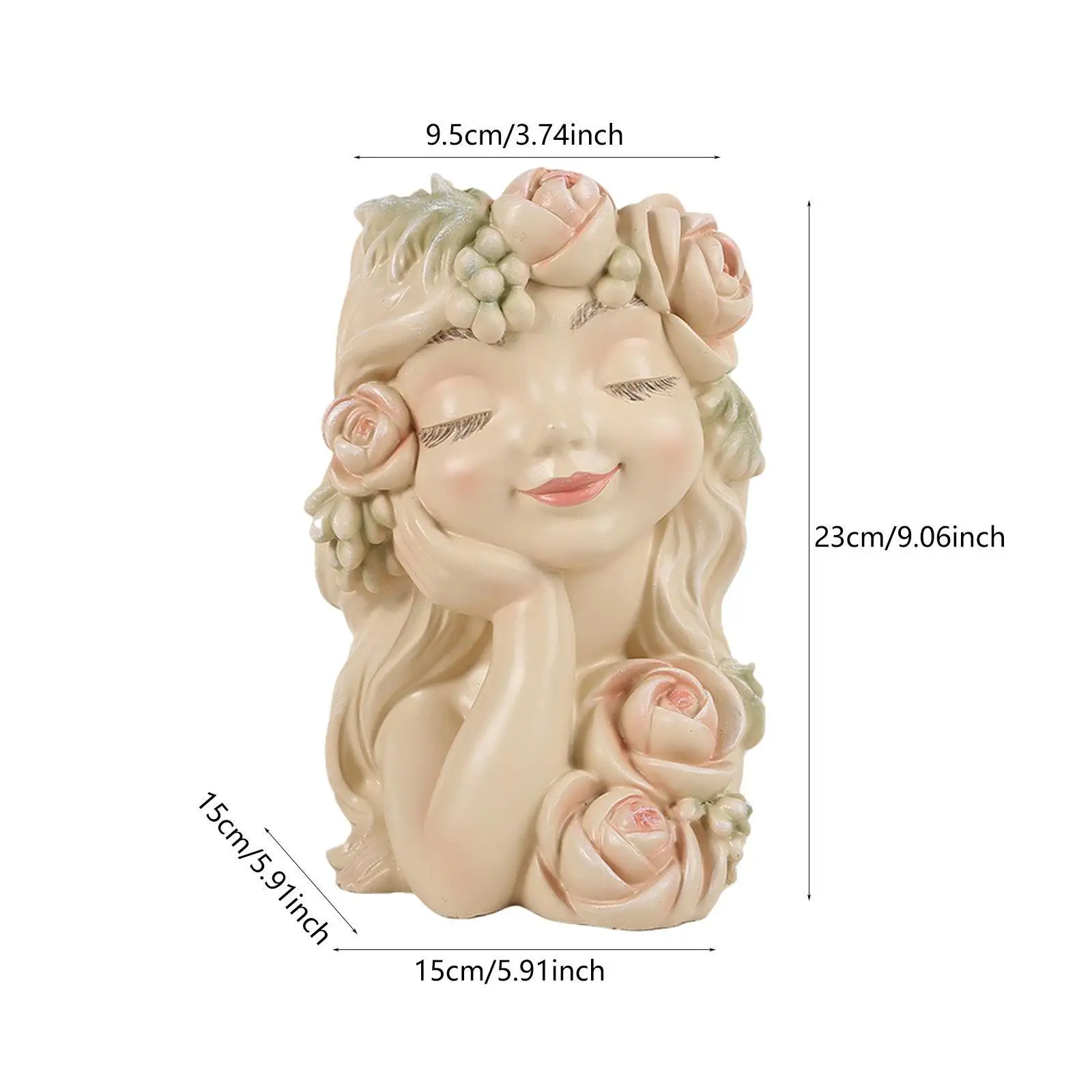 حديقة الجنية اناء للزهور المركزية مع ثقب الصرف الحرفية حاوية النبات الراتنج وعاء النبات للفناء الخلفي حديقة في الشرفة