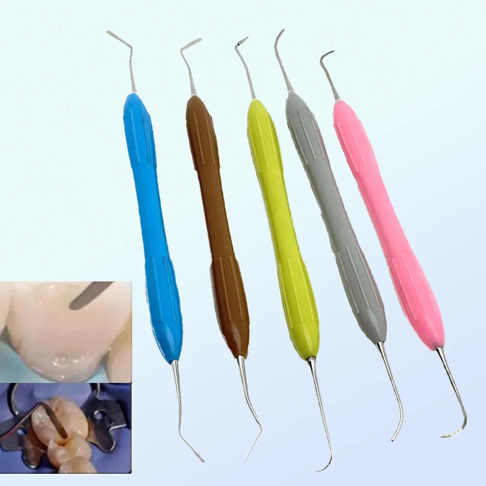 1pcs Double-Head Dental Composite Resin Filling Spatula Aesthetic Restoration Resin Filler Restoration Instrument Dentist Tools