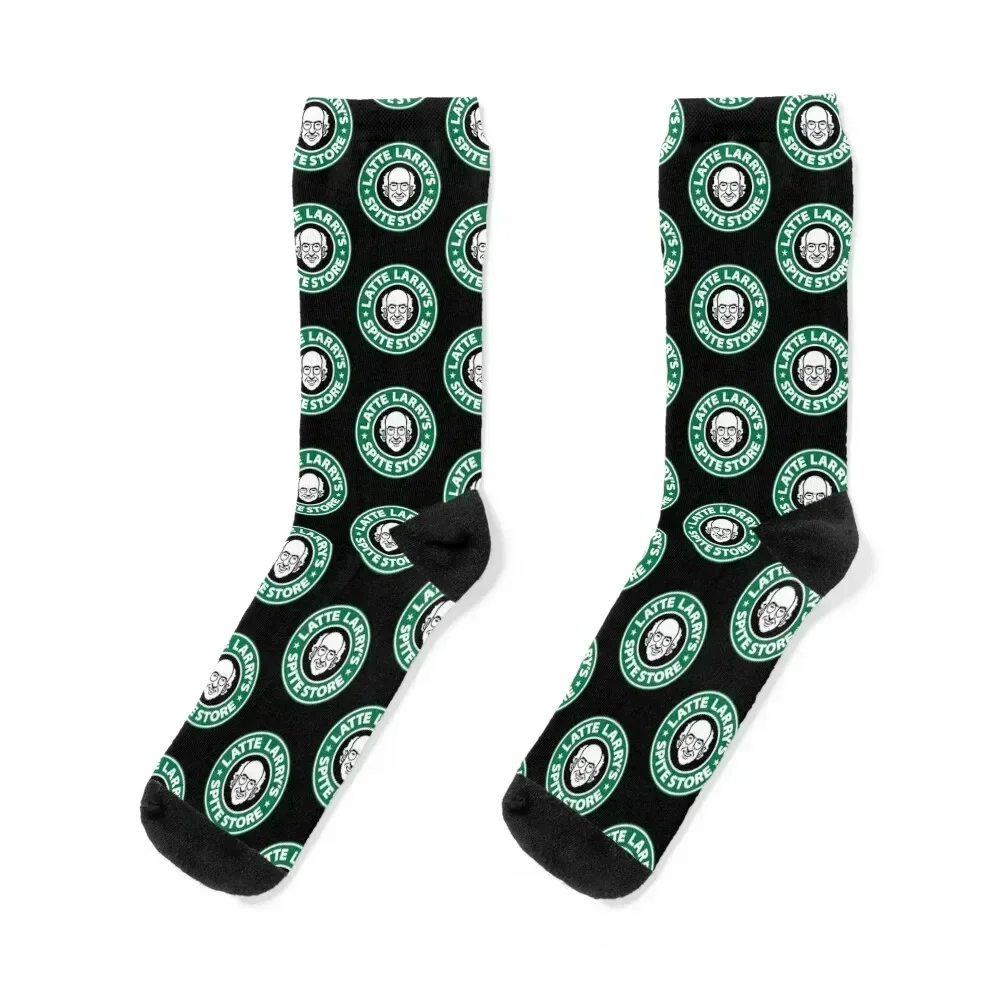 

Latte Larry's Spite Store Socks sheer with print aesthetic Crossfit Socks For Man Women's