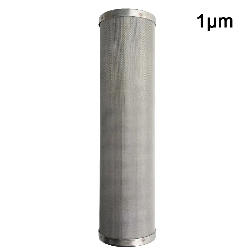 10 Inches Water Filter Parts Stainless Steel Filter Element Prefilter Filter Element Filter Screen 5 Micron/1Micron