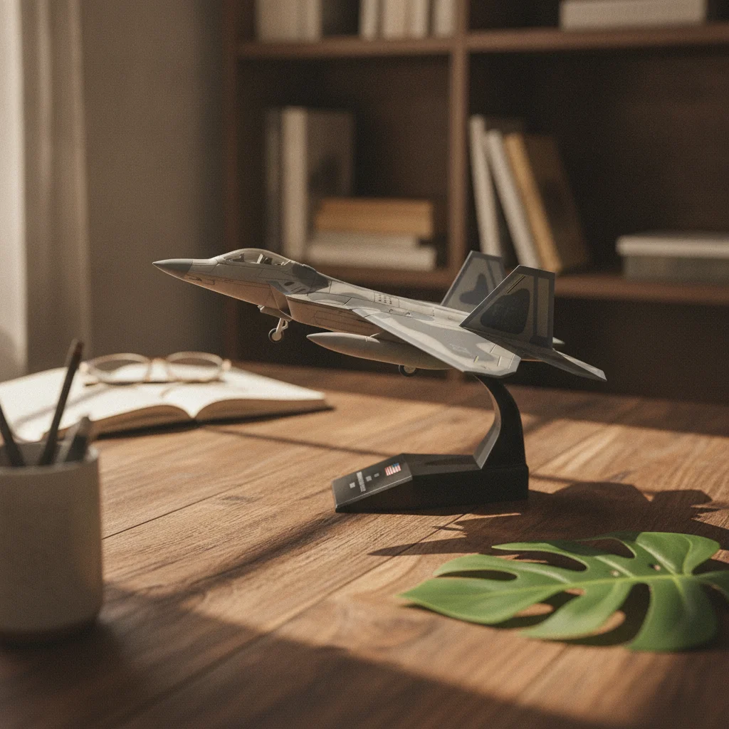 Static Display Stealth Fighter Aircraft Collectible 1 100 Scale Alloy Jet Model with Black Stand for Display Shelf