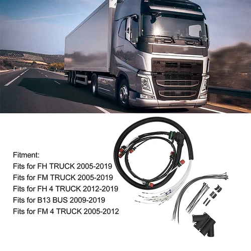 Imagen 2 del producto Kit de arnés de cableado de motor, arnés de Cable de inyector antirotura para camión Volvo, FM, FH, D13, 22248490, 22190628, 7422248490