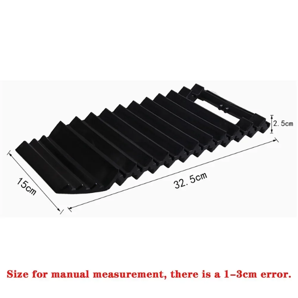 حصيرة جر الإطارات المحمولة تصميم عالمي مضاد للانزلاق عجلة وسادة سلم لثلج الثلج لوحة قبضة غير قابلة للانزلاق للمركبات #6