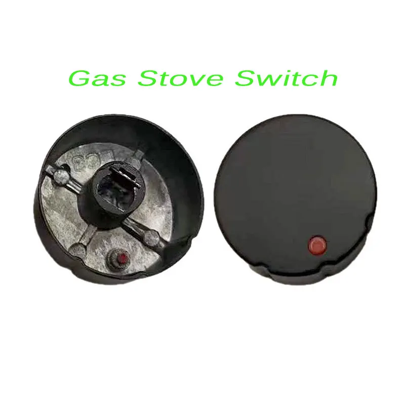 

6 Pcs Alloy Material Rotary Switches Round Knob Gas Stove Burner Handles Oven For Kitchen Gas Stove Parts