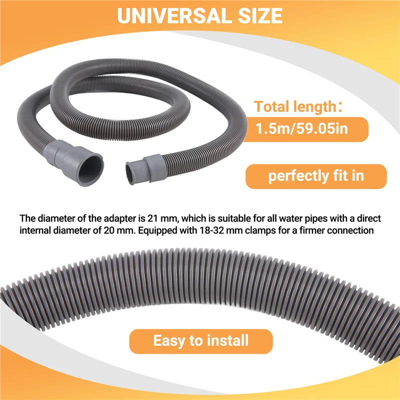 A83G-自動ドラム洗濯機排水管排水ホース継手