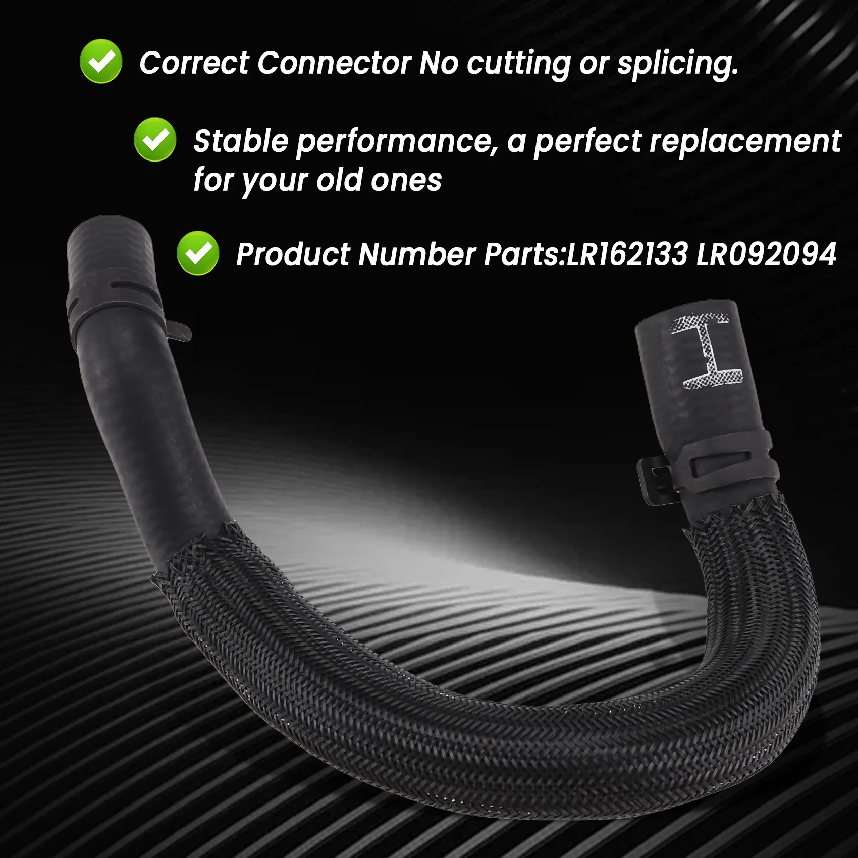 

Precisionn Car Heater Water Hose Radiator Connecting Hose LR162133 LR092094 For Land Rover Range Rover Velar Defender Discovery