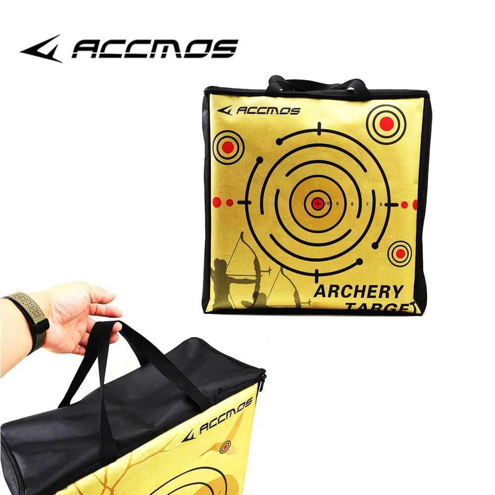 ACCMOS Archery Target Bag Double-sided Target Pattern is for Shooting Training Aiming Hunting Accessory