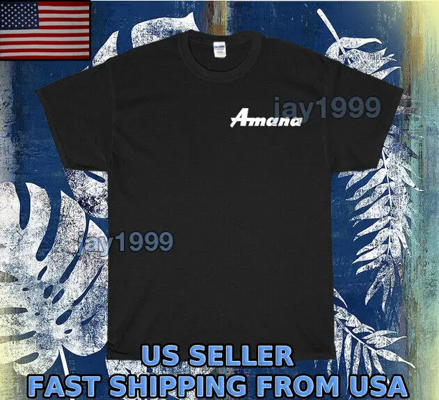 NEW SHIRT AMANA AIR APPLIANCES AIRLIN LOGO UNISEX T-SHIRT FUNNY MEN'S SIZE S-5XL